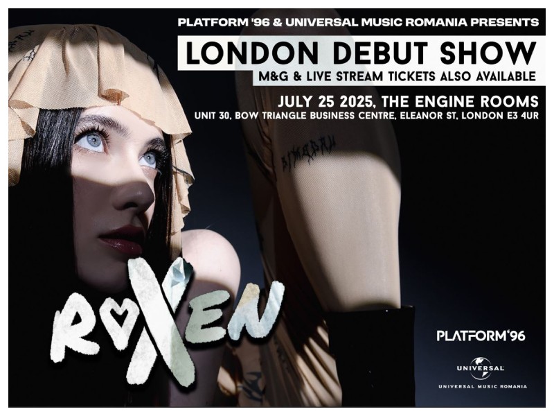 Roxen to make UK debut with concert and meet & greet in London this July